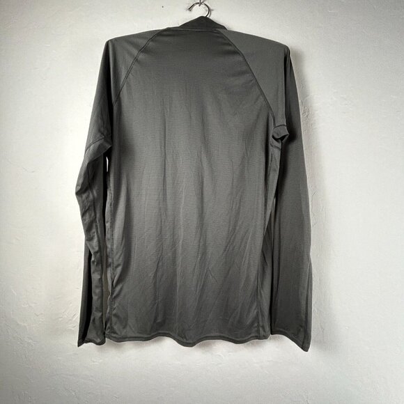 Patagonia Capilene Womens Baselayer Top Medium Gray Thermal Lightweight Half-Zip - Picture 2 of 9
